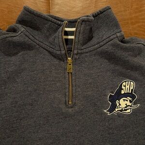 League Seton Hall Pirates 1/4 Zip Sweater - Size Medium